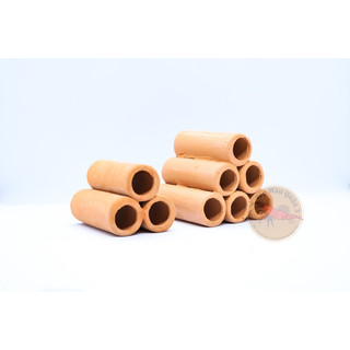 Đồ chơi ống gốm 3-6 lỗ cho cá tép