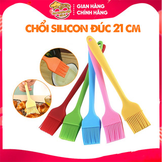 Chổi quét dầu - Cọ quét dầu ăn, mặt bánh silicon đúc liền chịu nhiệt 21cm cao cấp