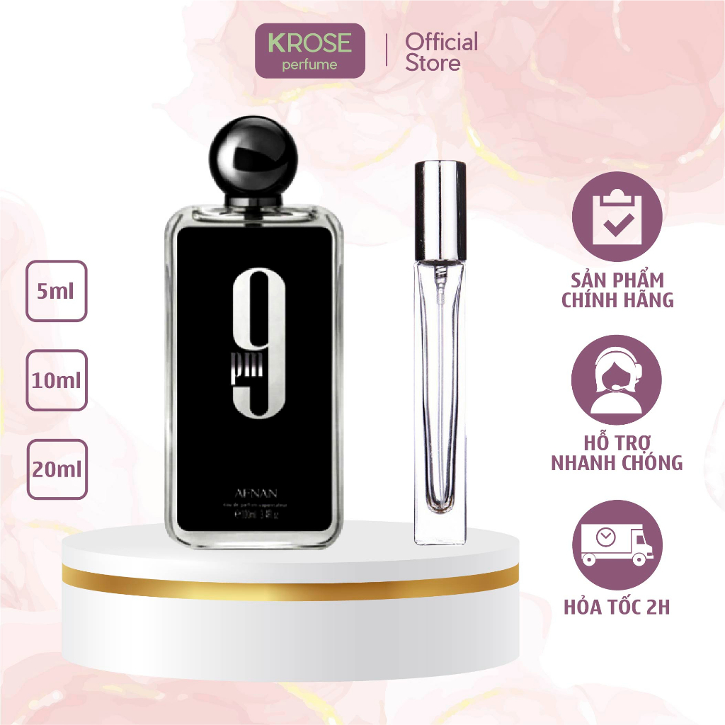 Nước hoa nam Afnan 9PM EDP nam tính, quyến rũ