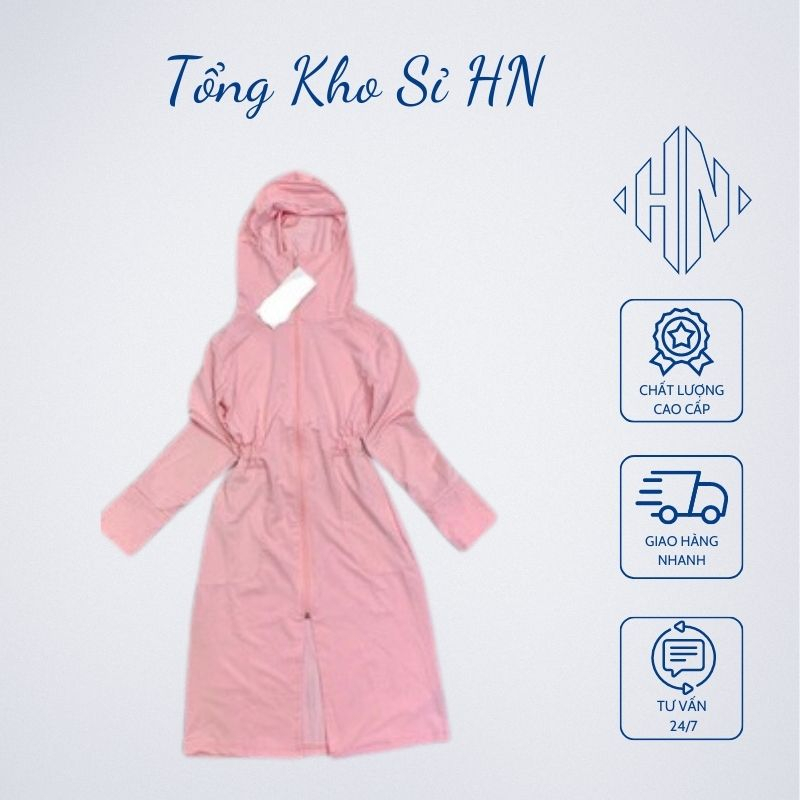 Áo chống nắng toàn thân cho BÉ vải thông hơi 1 lớp thoáng mát