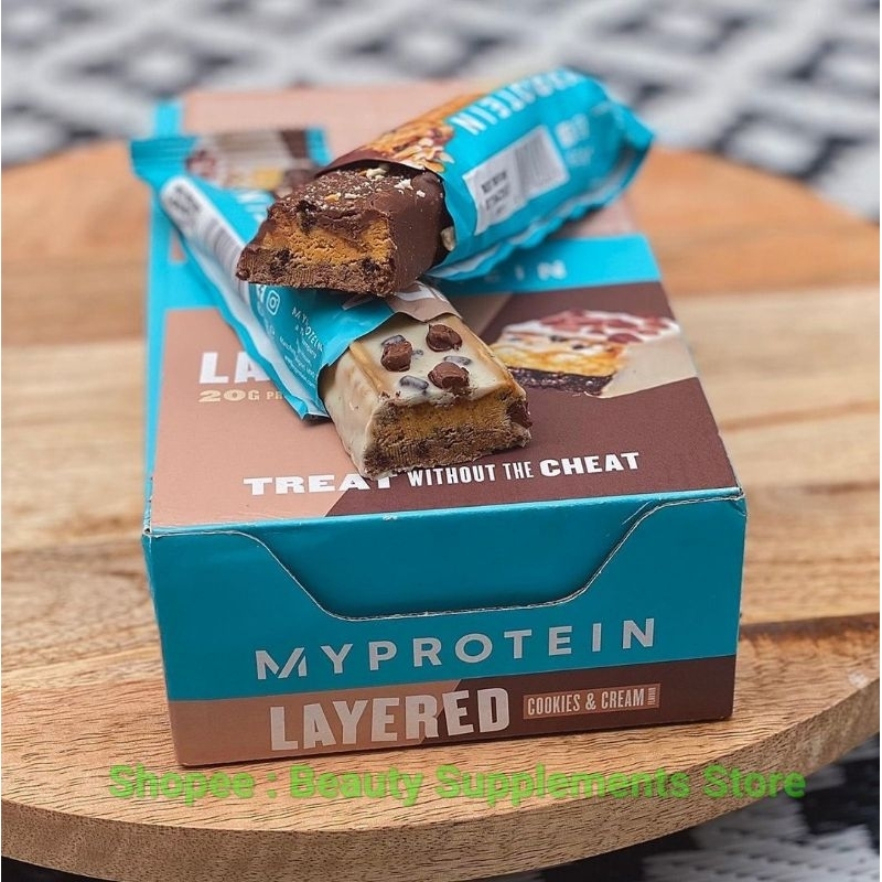 Myprotein - Thanh bánh bổ sung protein Layered Bar