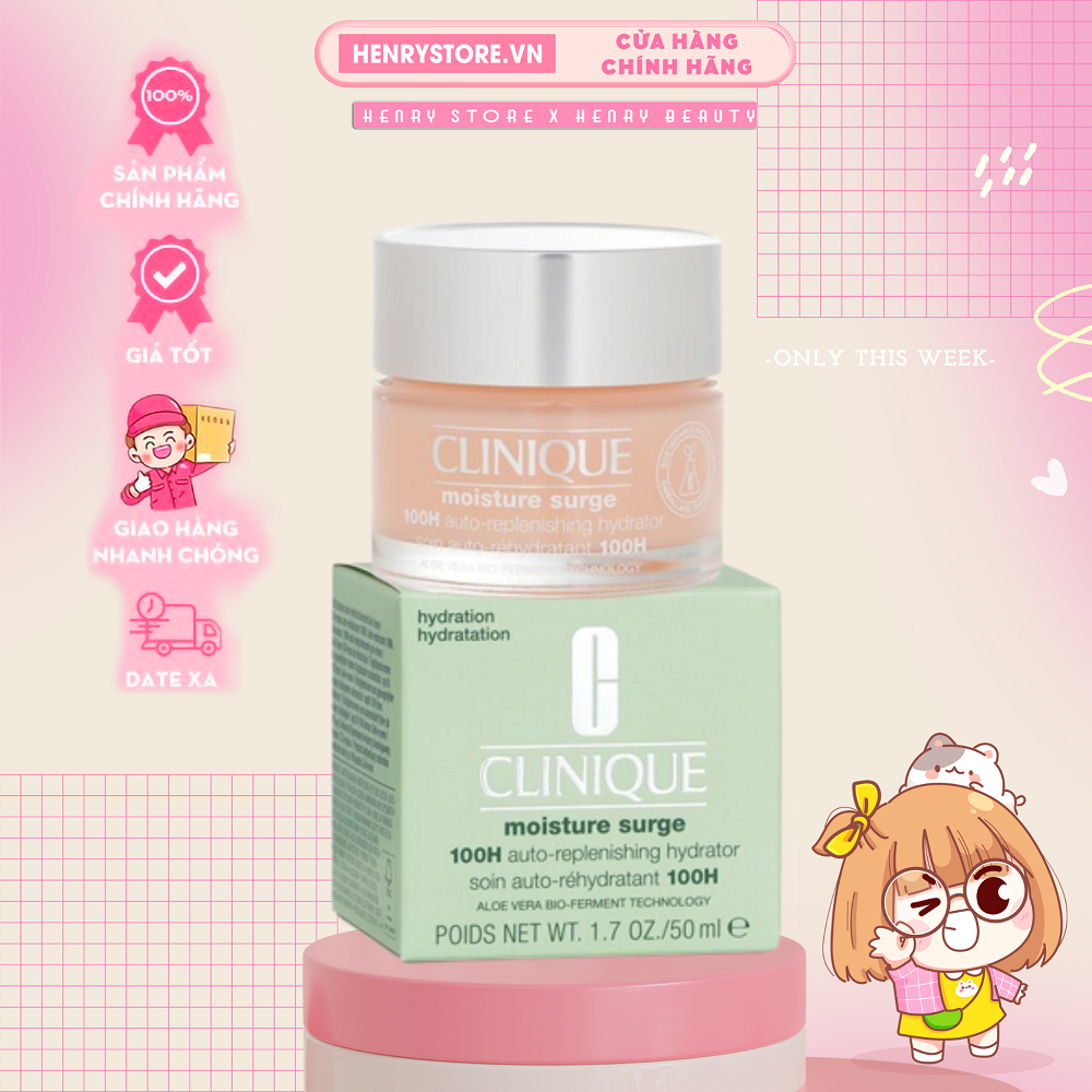 Kem dưỡng Clinique Moisture Surge 100h Auto Replenishing Hydrator 30ml