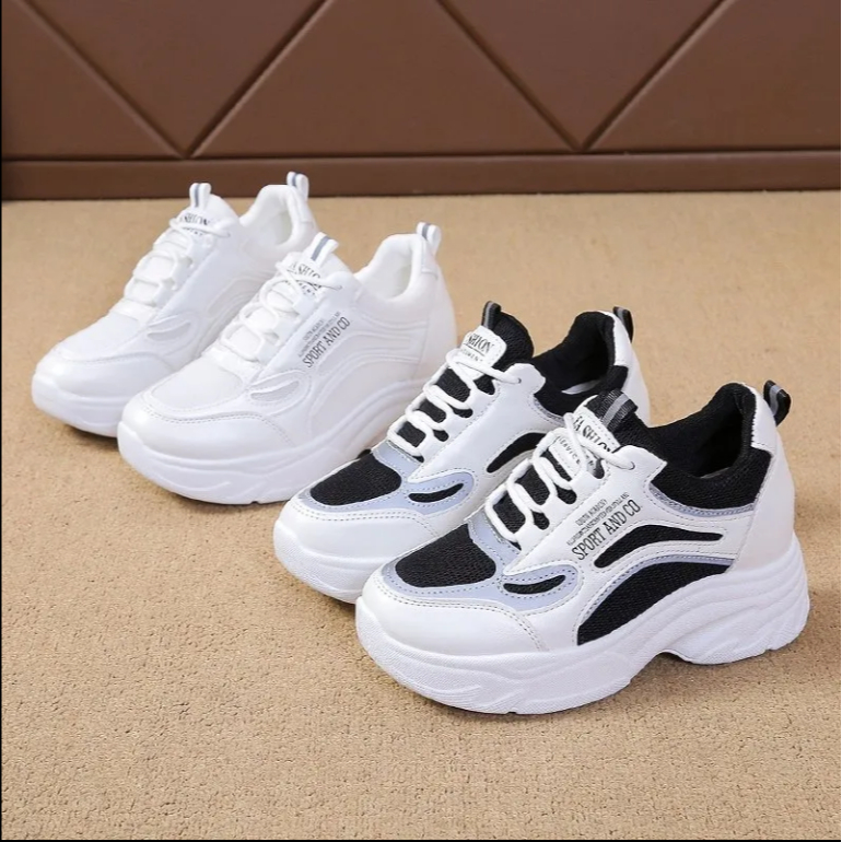 GIÀY THỂ THAO ĐỘN ĐẾ 5CM TÔN DÁNG