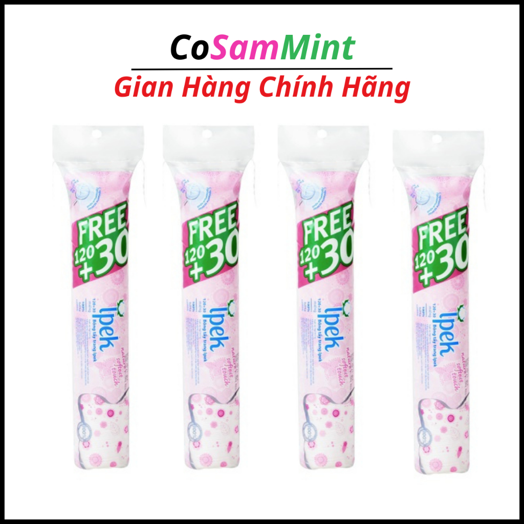 Combo 4 Bông Tẩy Trang Ipek 150 Miếng