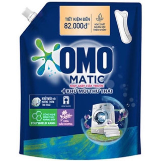 Nước giặt Omo matic cho máy giặt cửa trước túi 3,7kg hương comfort