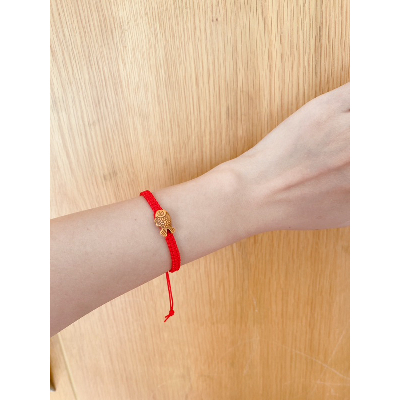 Vòng Tay May Mắn Chỉ Đỏ Con Cá Phù Hợp Nam Nữ Cho Bé Và Ngừoi Lớn