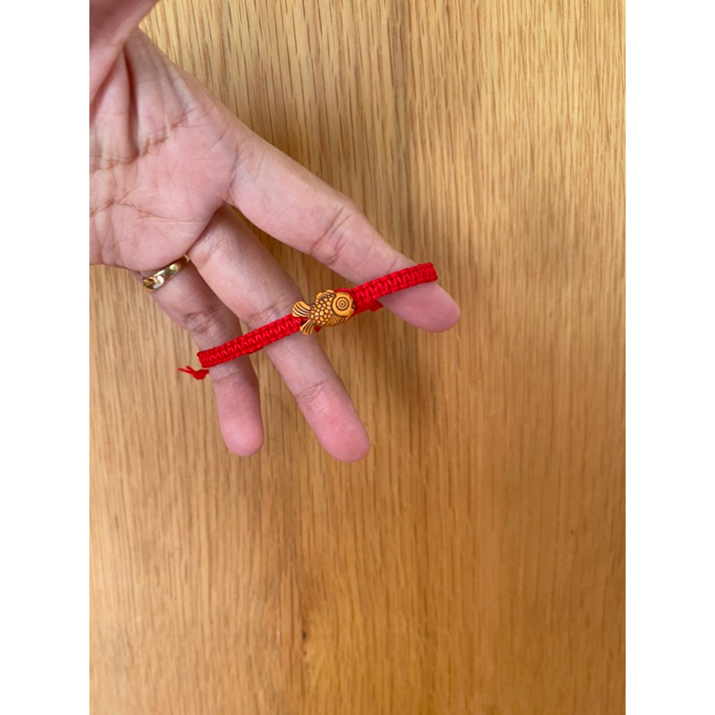 Vòng Tay May Mắn Chỉ Đỏ Con Cá Phù Hợp Nam Nữ Cho Bé Và Ngừoi Lớn