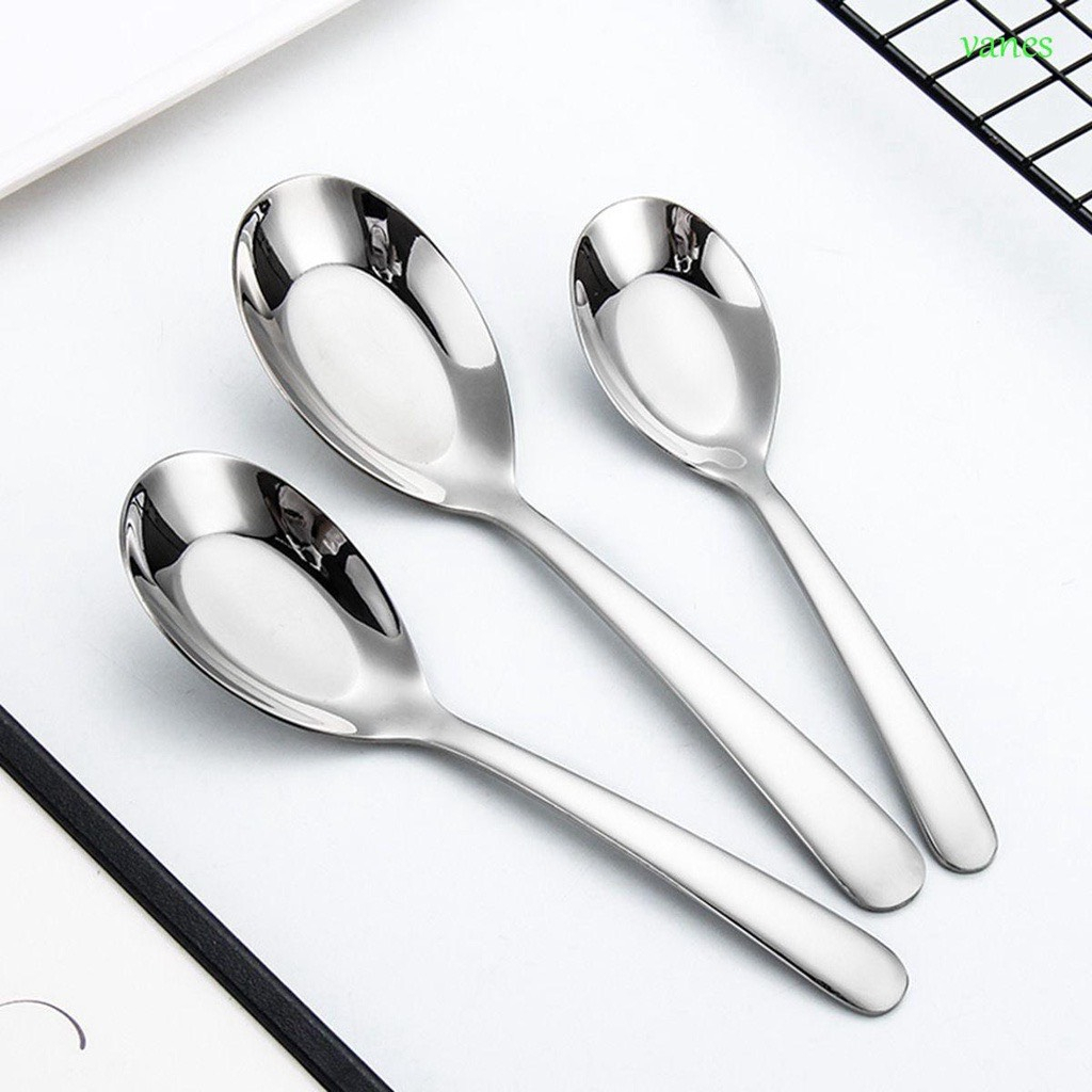 Muỗng thìa cơm phở súp inox cao cấp thép không gỉ - Muỗng canh inox 3 size