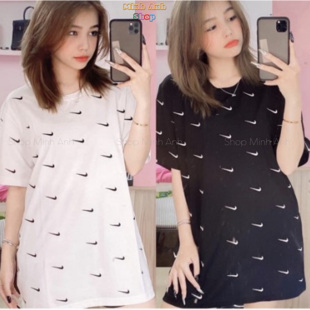 Áo Phông N.I.K.E Hình In Cao Cấp - Hàng Tại Xưởng,áo phông tay lỡ chuẩn fom dáng rộng Unisex