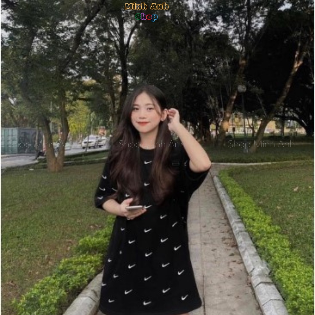 Áo Phông N.I.K.E Hình In Cao Cấp - Hàng Tại Xưởng,áo phông tay lỡ chuẩn fom dáng rộng Unisex