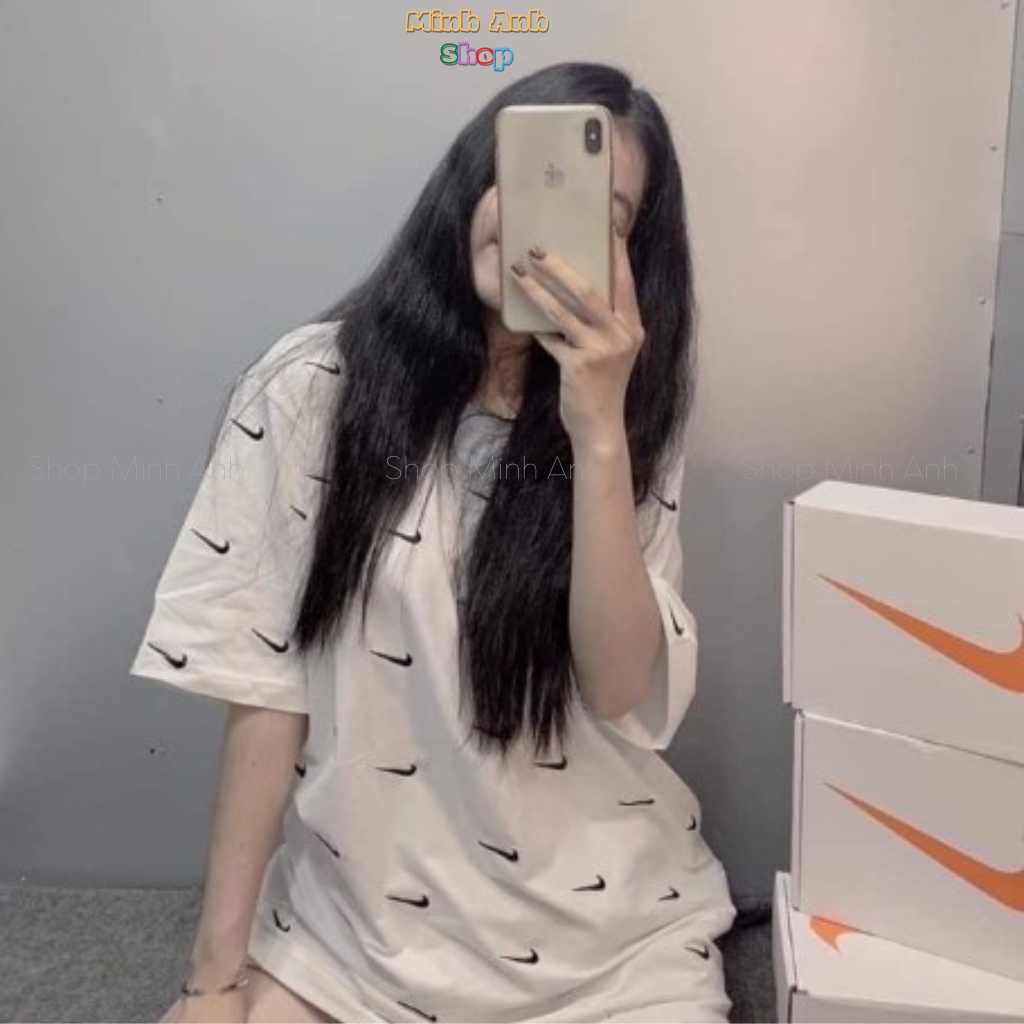 Áo Phông N.I.K.E Hình In Cao Cấp - Hàng Tại Xưởng,áo phông tay lỡ chuẩn fom dáng rộng Unisex