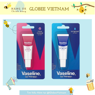 Son dưỡng môi dạng tuýp Vaseline Advanced Healing Tube (Rosy, Original) 10g (Bill Anh)