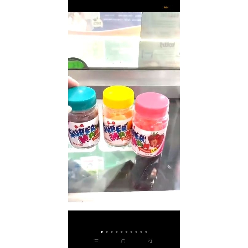 Sỉ 14 lọ Kẹo dẻo SUPERMAN bổ sung Canxi và vitamin D3