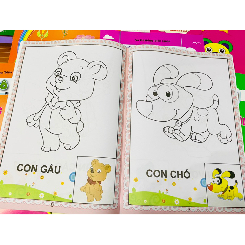 Set 10q tập to hình khổng lồ cho bé