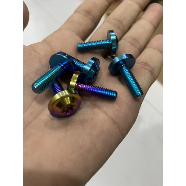 Ốc Titan Gr5 Gắn Baga , mặt nạ Xe Wave 110/100/50cc