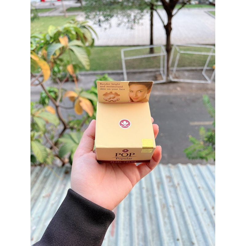 Lẻ hũ kem Pop vàng 20g ⚡ HÀNG CHUẨN THÁI ⚡ Kem dưỡng da Pop vàng ngọc trai - Hàng nội địa Thái Lan