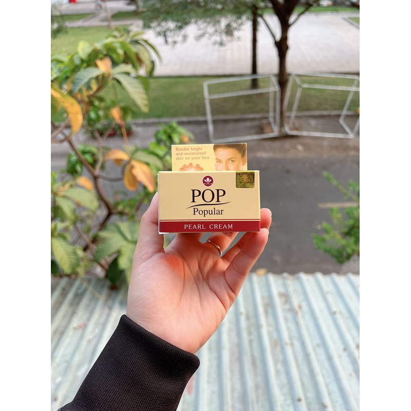 Lẻ hũ kem Pop vàng 20g ⚡ HÀNG CHUẨN THÁI ⚡ Kem dưỡng da Pop vàng ngọc trai - Hàng nội địa Thái Lan