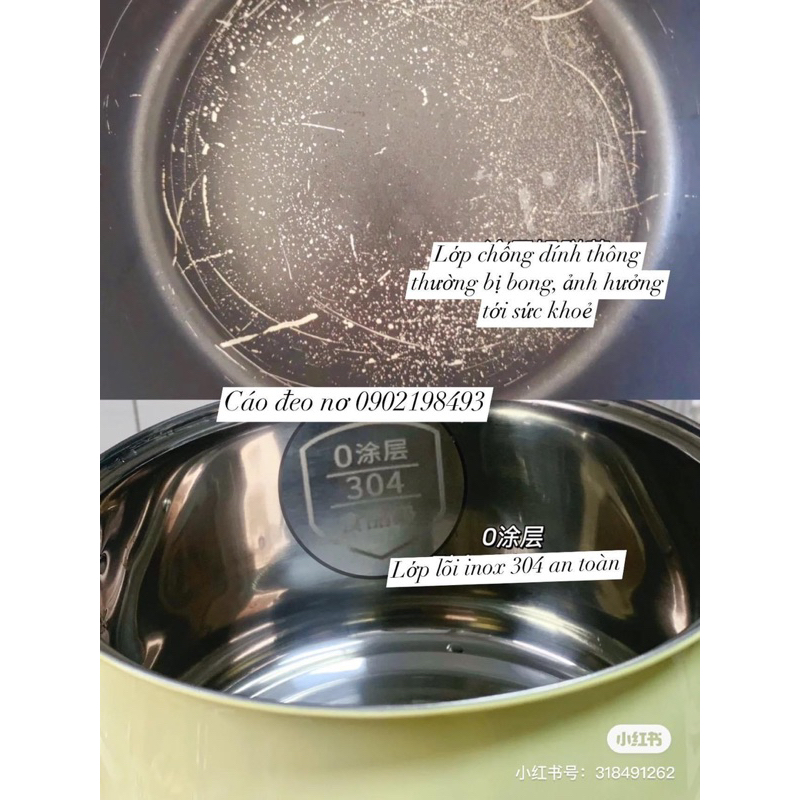 Bộ Nồi Cao Cấp HILDMAC HM21EF Bảo Hành 12 Tháng - Cáo Đeo Nơ