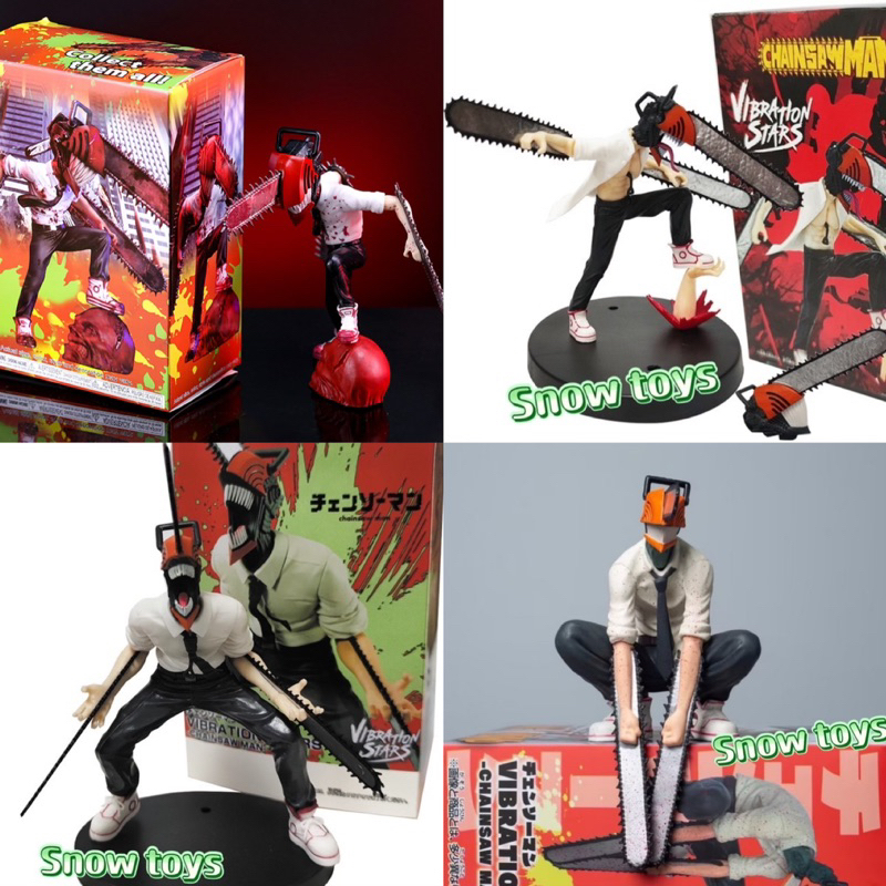 Mô hình Chainsaw Man - Nhân vật Denji hóa Quỷ cưa máy - Kích thước Denji Cao - Fullbox Chainsaw man 