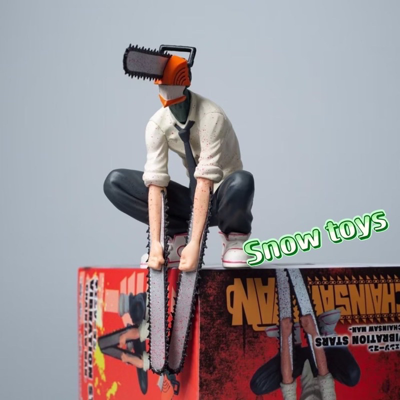 Mô hình Chainsaw Man - Nhân vật Denji hóa Quỷ cưa máy - Kích thước Denji Cao - Fullbox Chainsaw man Quỷ cưa