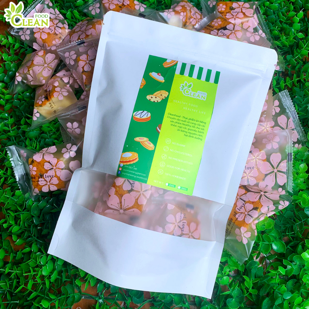 Bánh Bông Tuyết đường ăn kiêng CleanFood 500g