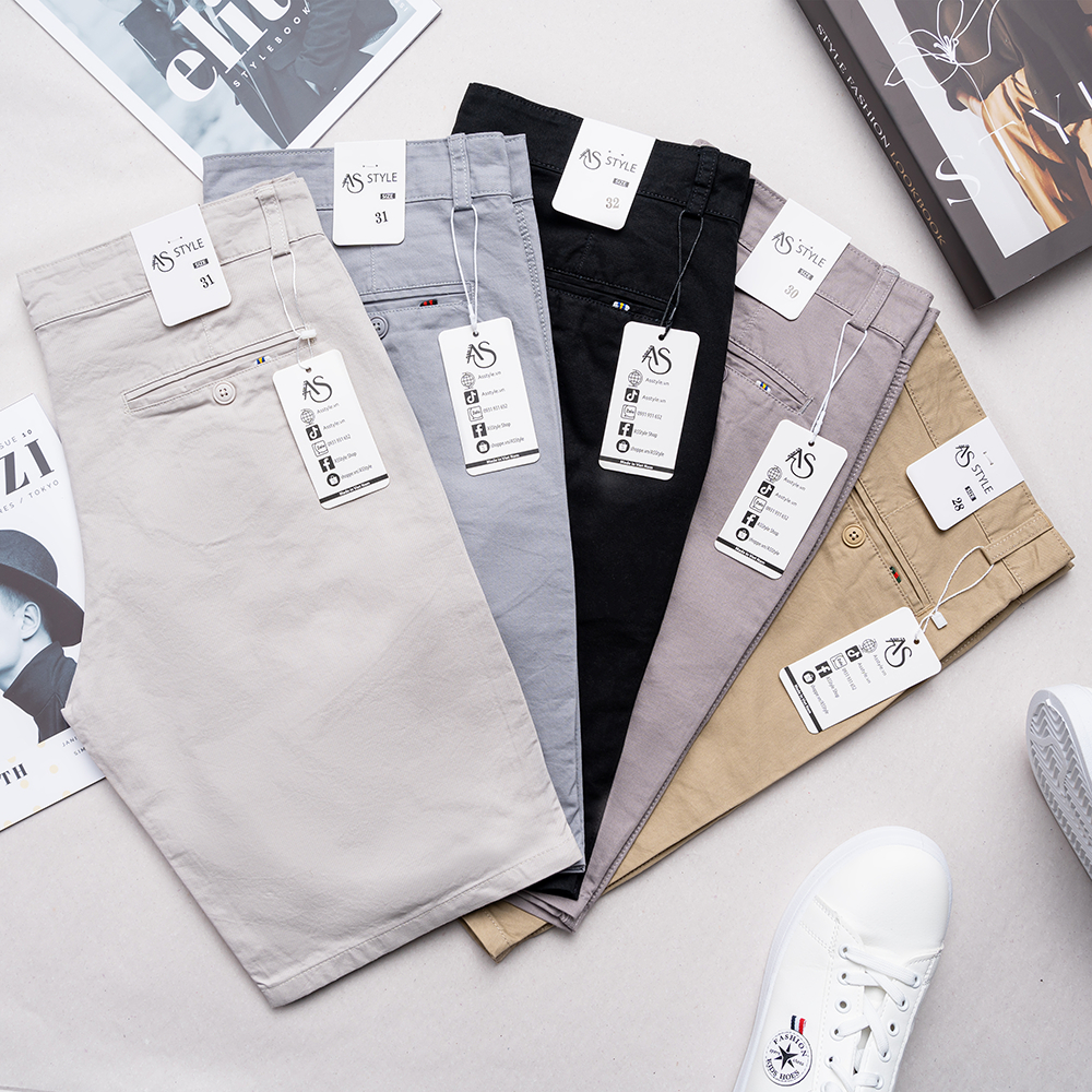 Quần Short Kaki AB Nam ASSH7 5 Màu Năng Động