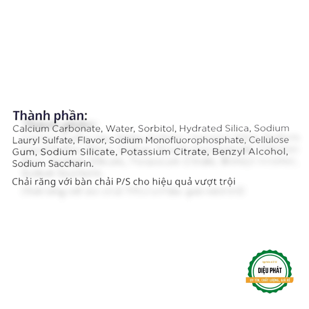 ⚡️ Kem Đánh Răng P/S Ngừa Sâu Răng Vượt Trội 110g