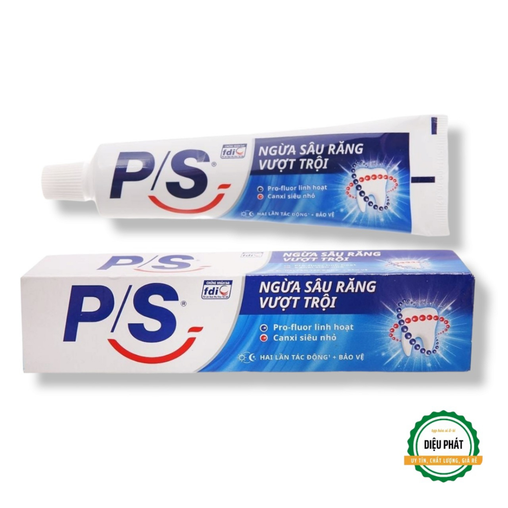 ⚡️ Kem Đánh Răng P/S Ngừa Sâu Răng Vượt Trội 110g