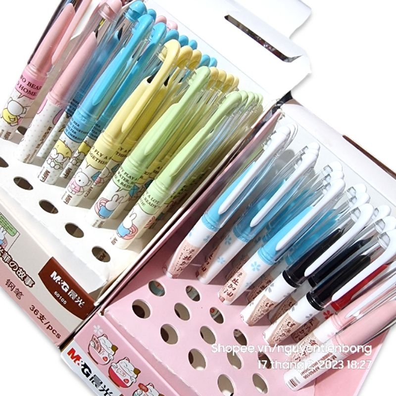 sỉ 100 cây bút máy MG 60106/60105 , bút máy ngòi kim tinh MG