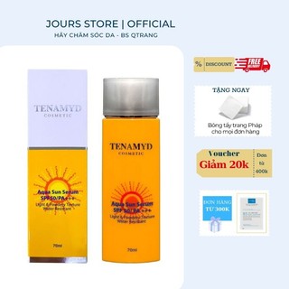 Tinh chất chống nắng dạng serum - tenamyd aqua sun serum spf50/pa+++/ tuýp/ 70ml