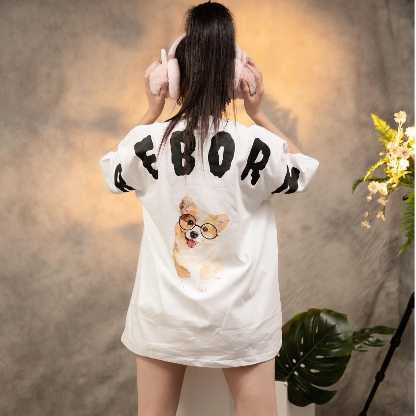 ÁO THUN REBORN CORGI CHẤT COTTON 100%