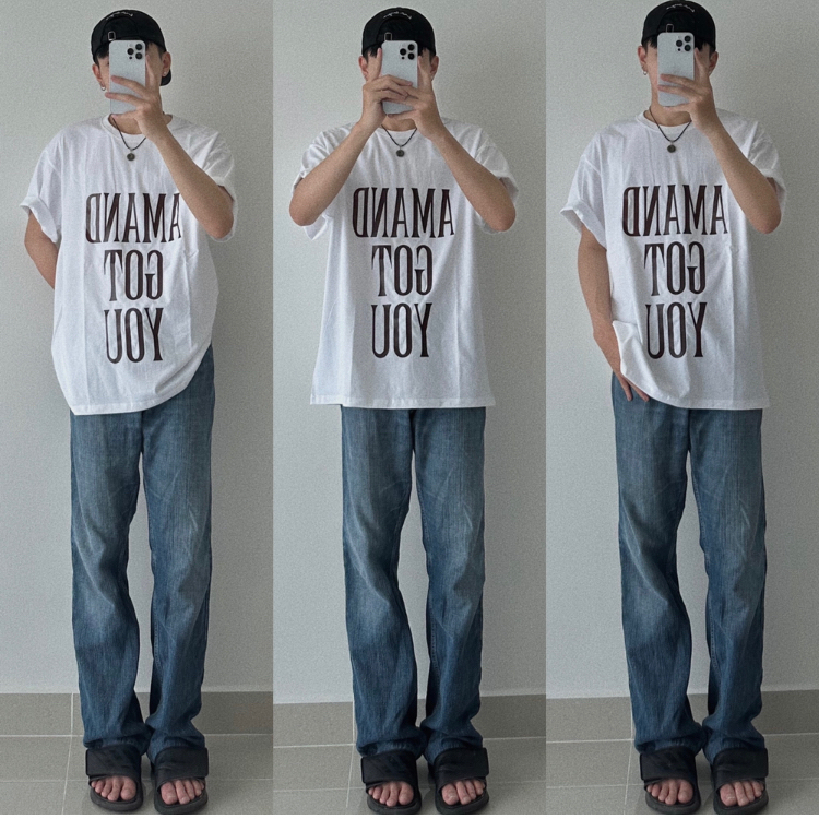 Áo thun by MARCH16 tay ngắn AMAND GOT YOU xinh