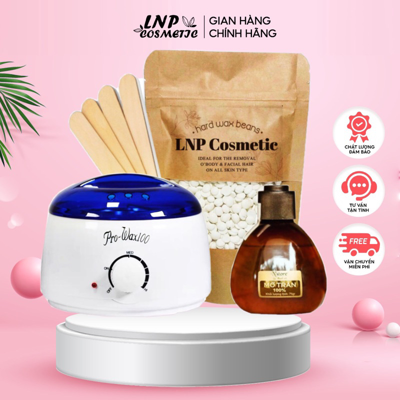 Combo triệt lông sáp wax nóng wax lông