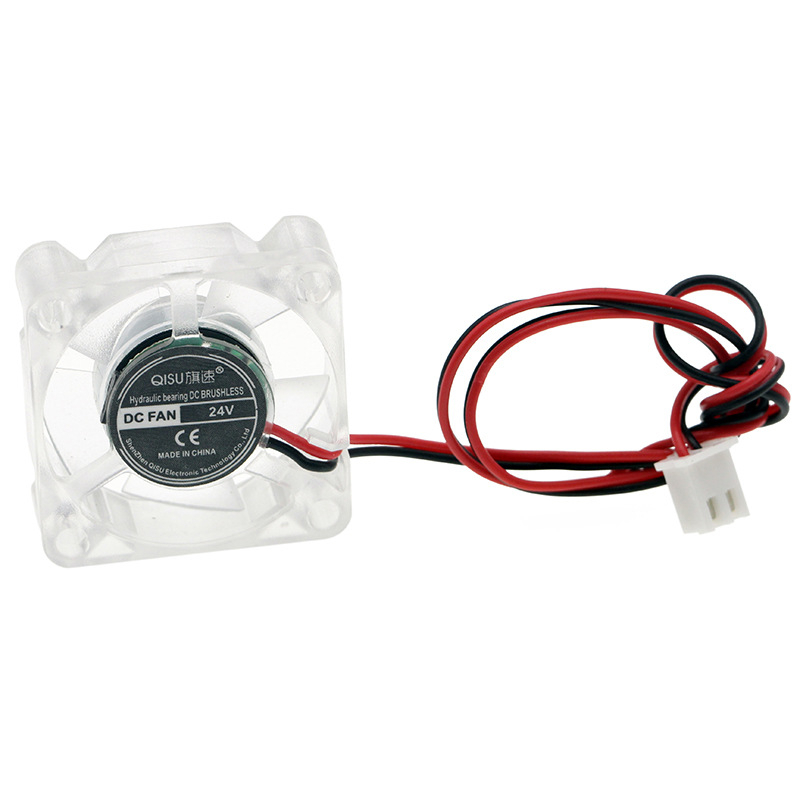 Quạt tản nhiệt 3cm 4cm 3010 4010 12v 24v có đèn LED loại tốt chuyên máy in 3D