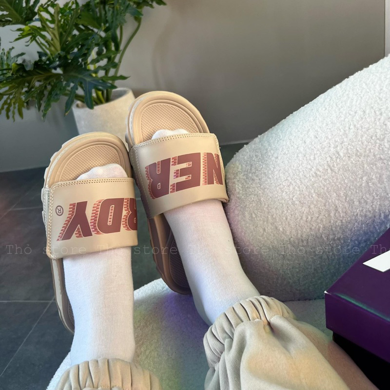 Dép Neryy quai dán in 3D hot /Đế cao 4cm / Hộp Bv/ Freeship/ Có bảo hành