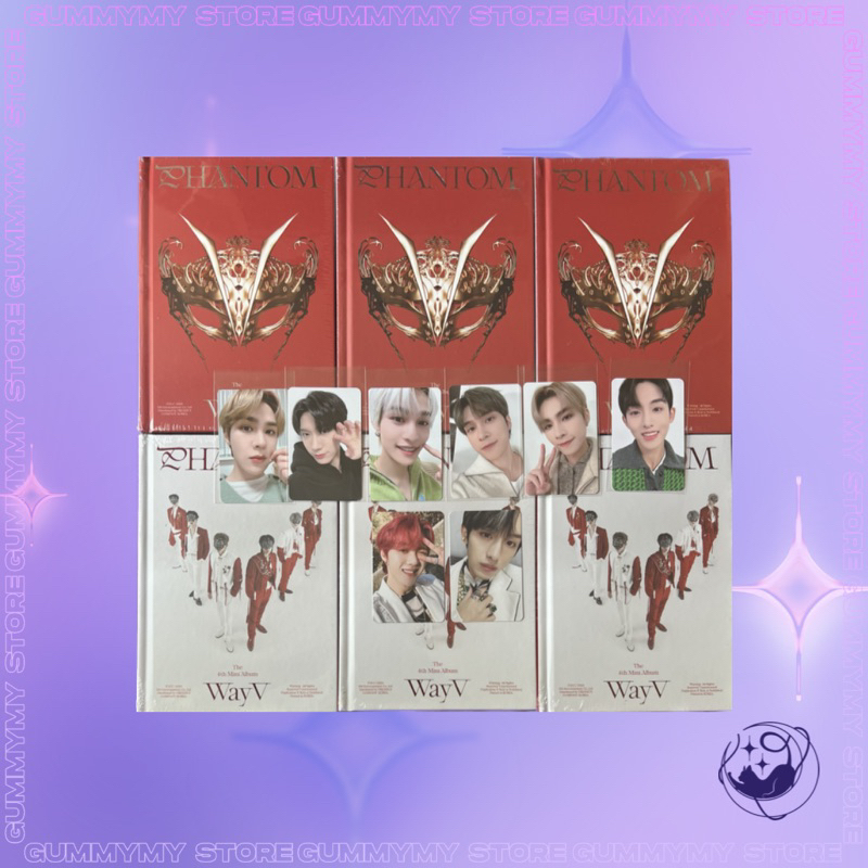 WayV - bộ album nhạc Phantom nguyên seal kèm pre