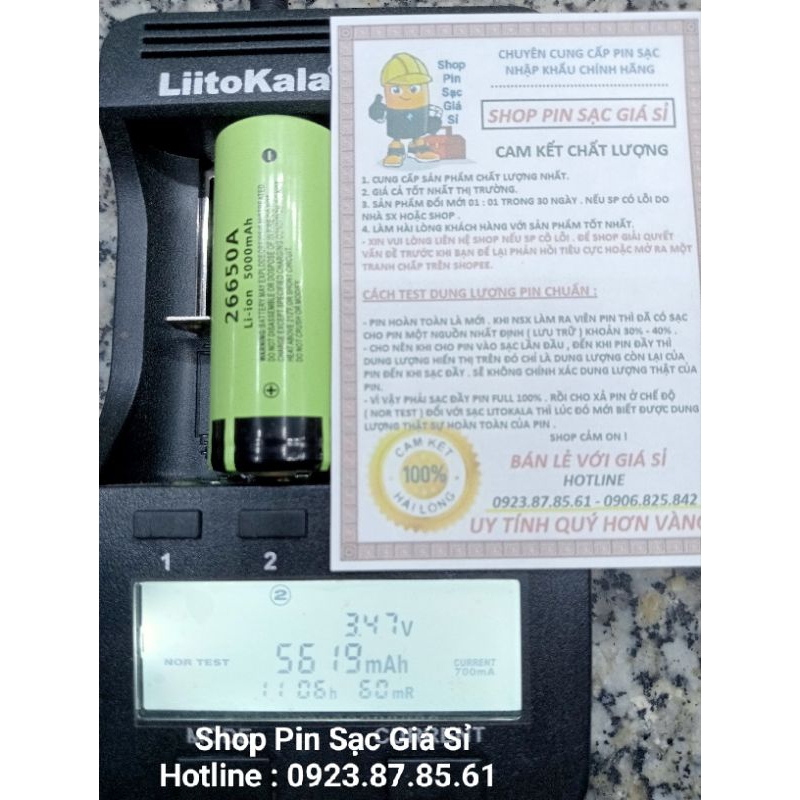 Pin 26650 5000mah Panasonic JAPAN