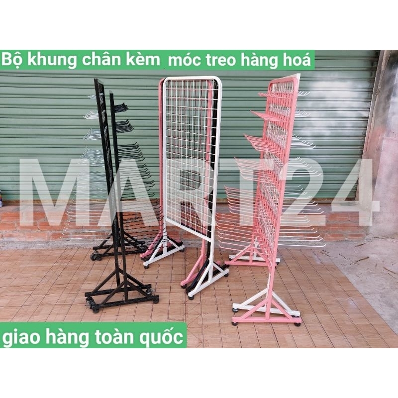 Khung chân, móc cài lưới treo phụ kiện