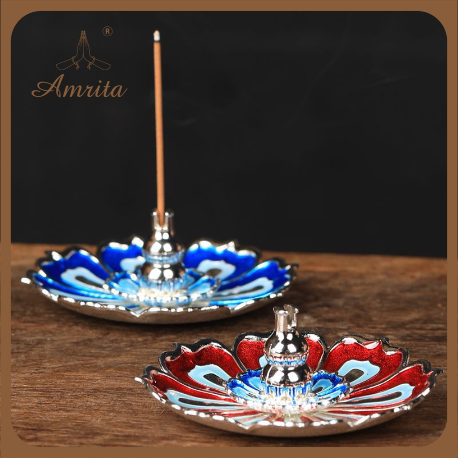 Đế cắm nhang vòng đặt hương cây dùng thắp hương phụ kiện để lư trầm - Amrita - Trầm Hương