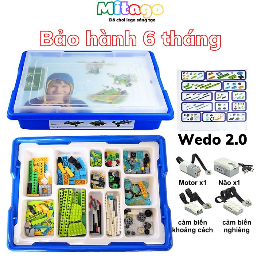Robot Milo 45300 Tương Thích 100% Lego Wedo 2.0 Đồ Chơi Giáo Dục Lego Education