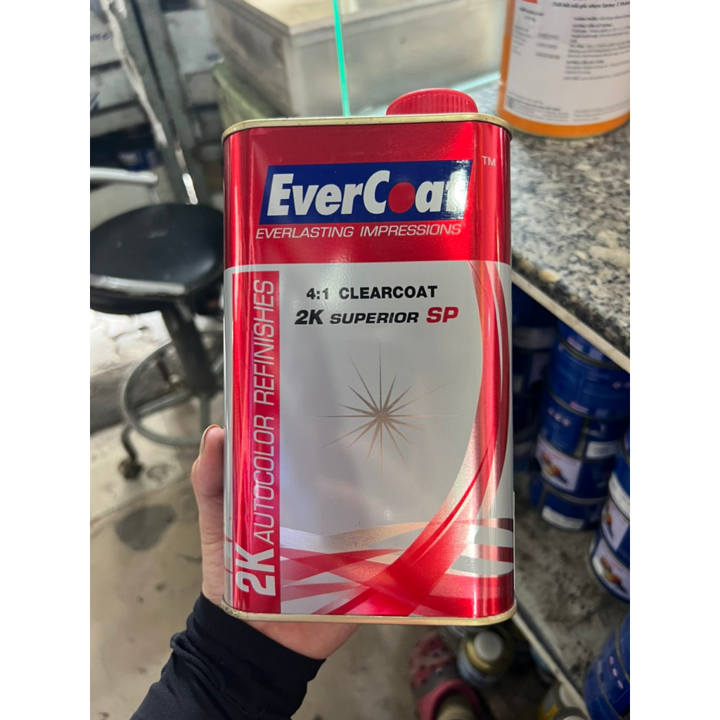 Sơn phủ bóng 2K EVERCOAT chuyên dụng cho ôtô, xe máy