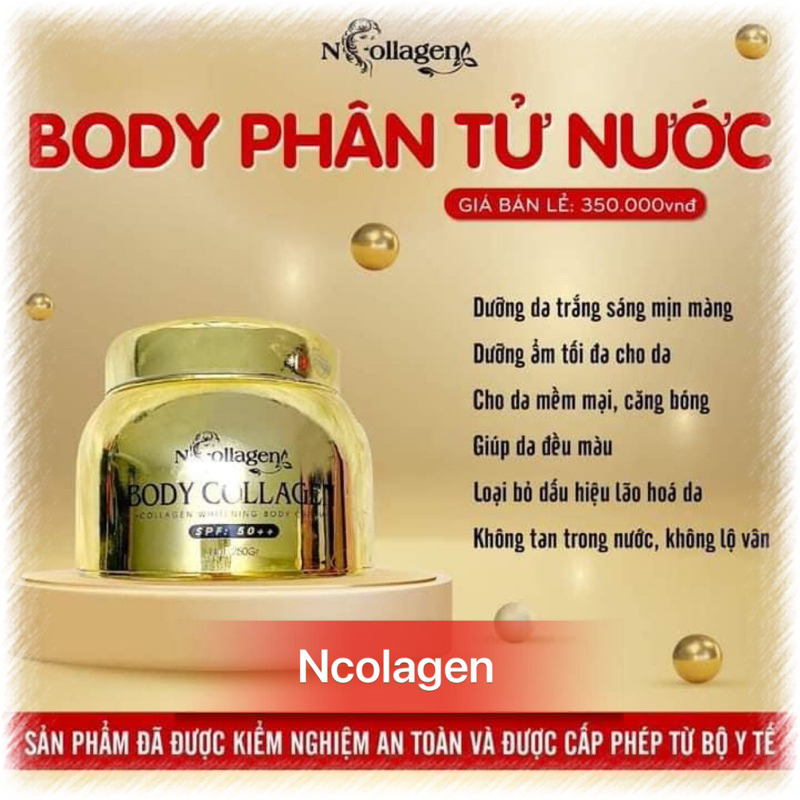 Kem Body Phân Tử Nước Ncolagen Trần Bích Ngân