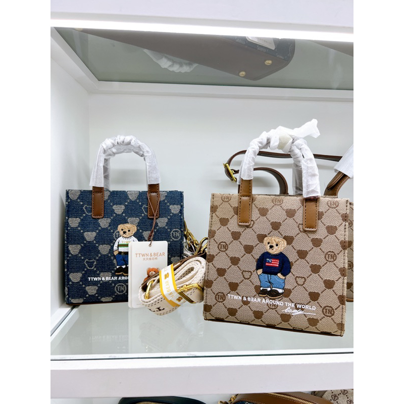 Túi tote mini ttwn bear(chính hãng)sẵn