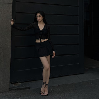 REN TOP| Áo ren croptop cột dây