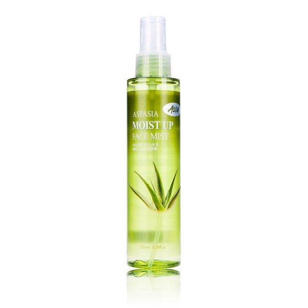 Xịt Khoáng Aspasia Moist Up Face Mist xịt khoáng lô hội Ecosy và Aspasia 150ml