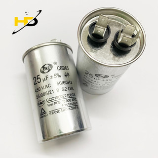 Tụ nhôm cbb65 25uf senju, tụ điều hòa 25uf 450vac 50/60hz loại tốt