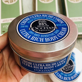 L'Occitane Kem Dưỡng Ẩm LOccitane hương Bơ Đậu Mỡ Shea Butter Ultra Rich Body Cream 200ml