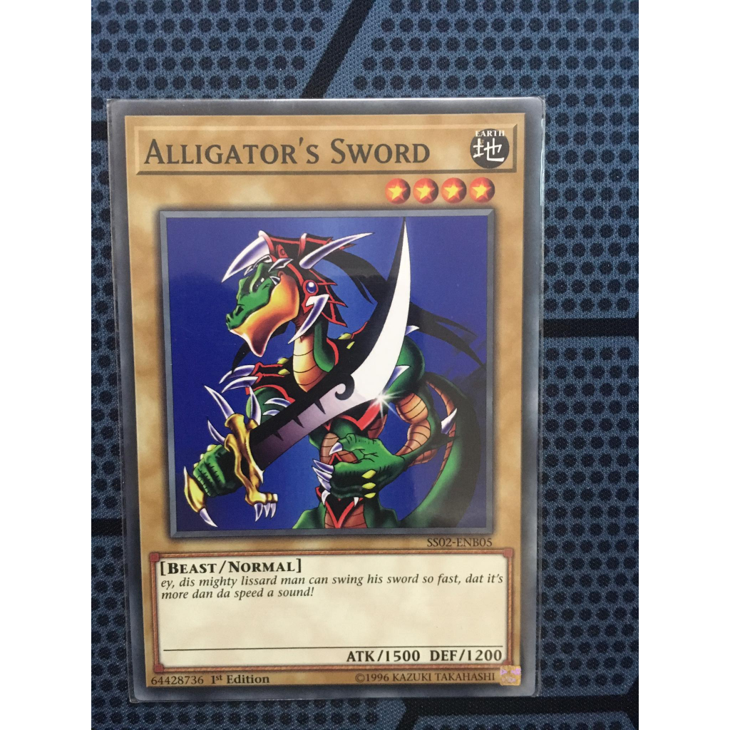 Bài yugioh speed duel - Alligator's Sword - SS02-ENB05 - Common 1st Edition