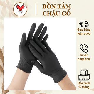 Găng tay đen gội đầu ⚡ HÀNg LOẠI 1 ⚡ Găng tay đen gội đầu cách nhiệt, găng tay gội đầu dưỡng sinh