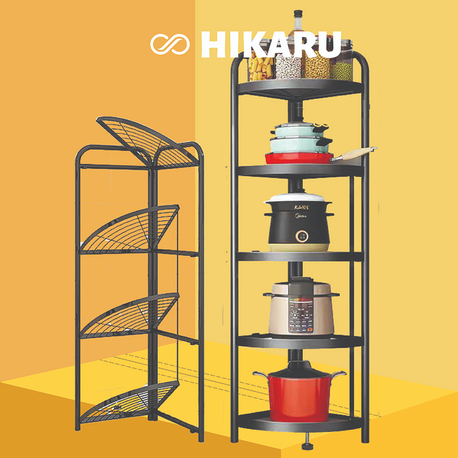 Kệ Để Đồ Góc Tường Gấp Gọn HIKARU_HÀNG NHẬP KHẨU_HK-KH-006